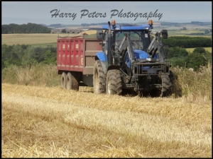 Marshall Monocoque Grain Trailer in Action